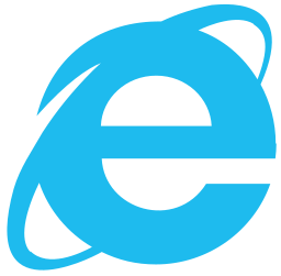 Icon of the Internet Explorer web browser.