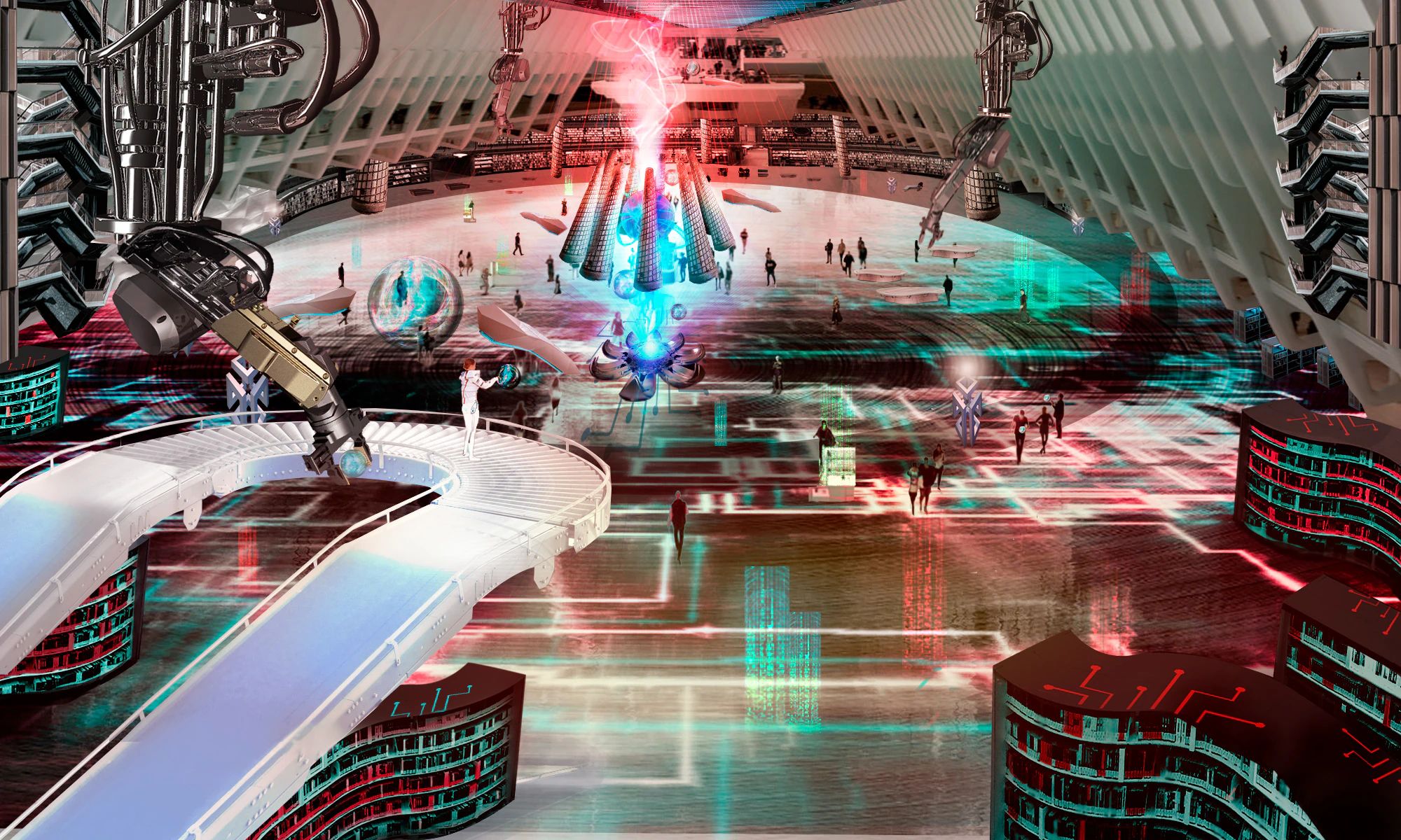The newly opened tribal vault.