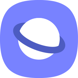 Icon of the Samsung Internet web browser.